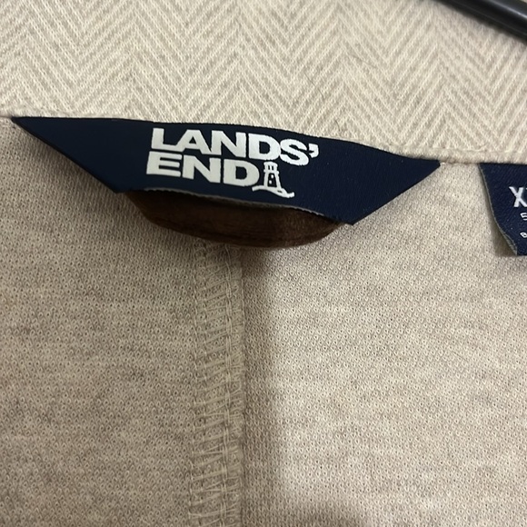 Lands End Herringbone shirt jacket - Picture 6 of 12